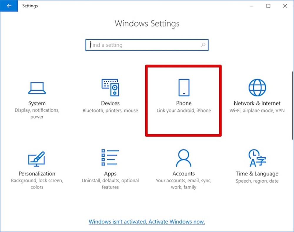 Link between mobile and PC is already possible in Windows 10; See how to connect