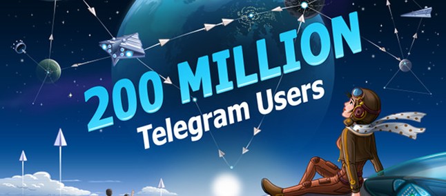 Telegram announces 200 million monthly active users