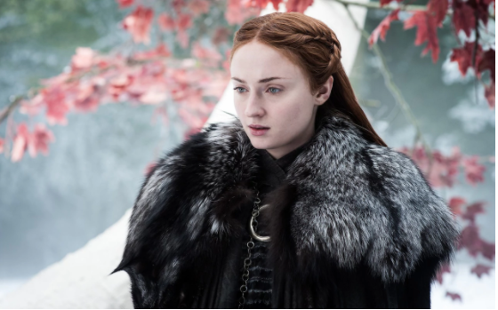Sophie Turner as Sansa Stark in The Spoils of War, in an image previously released by HBO