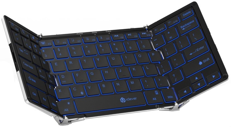 iclever bluetooth folding keyboard