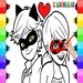 Coloring Ladybug & Blackcat For PC (Windows & MAC)