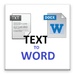 Txt to word For PC (Windows & MAC)