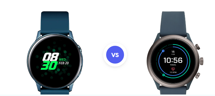 samsung active watch vs fossil sport