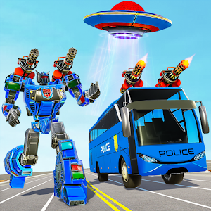 Bus Robot Car Transform War Spaceship Robot game