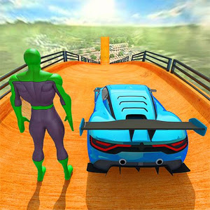 Superhero Car Games GT Racing Stunts  Game 2021