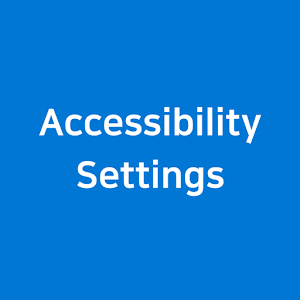 Accessibility Settings Shortcut