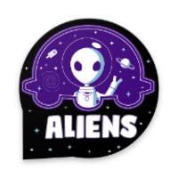Sticker Aliens
