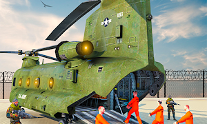 Army Prisoner Transport: Truck &amp Plane Crime Games