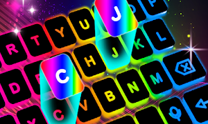 Neon LED Keyboard  RGB Lighting Colors