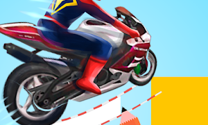 Super Hero Draw Moto: Spider Rider Track