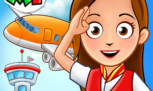 My Town : Airport Free Airplane Games for kids